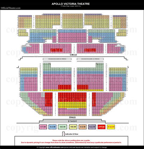 apollo theatre victoria seating plan